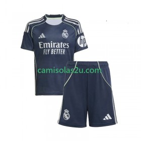 Camisolas de futebol Real Madrid Criança Equipamento Alternativa 2025/26 Manga Curta